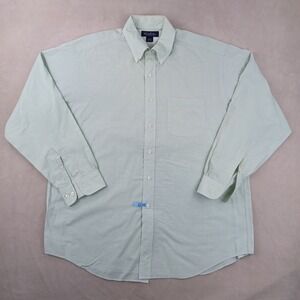 Brooks Brothers Large Mens Shirt Button Down Long Sleeve VTG 26x30 Fits XXL